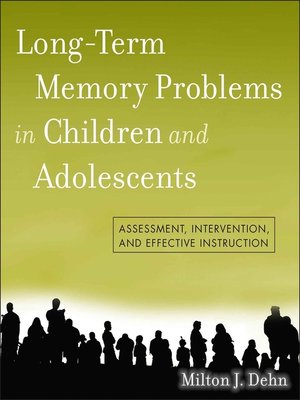 cover image of Long-Term Memory Problems in Children and Adolescents